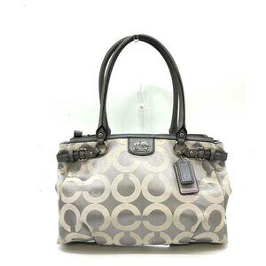 Coach Madison Bronze Signature C's Handbag Purse